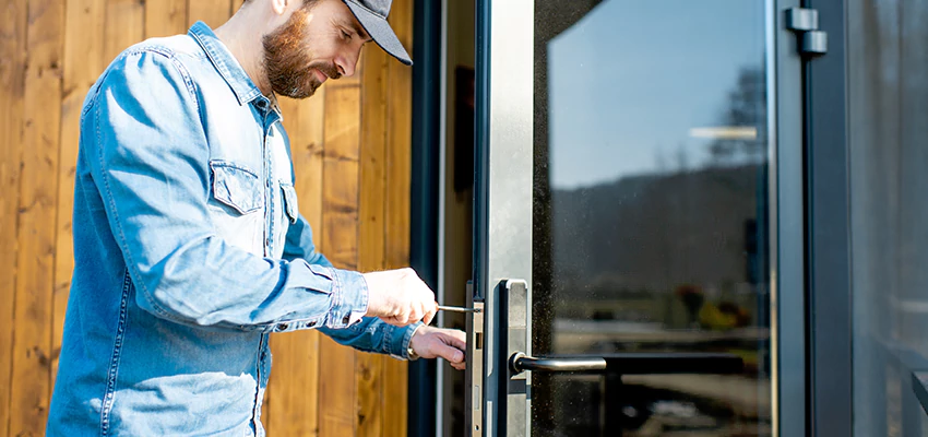 Frameless Glass Storefront Door Locks Replacement in Burlingame, CA